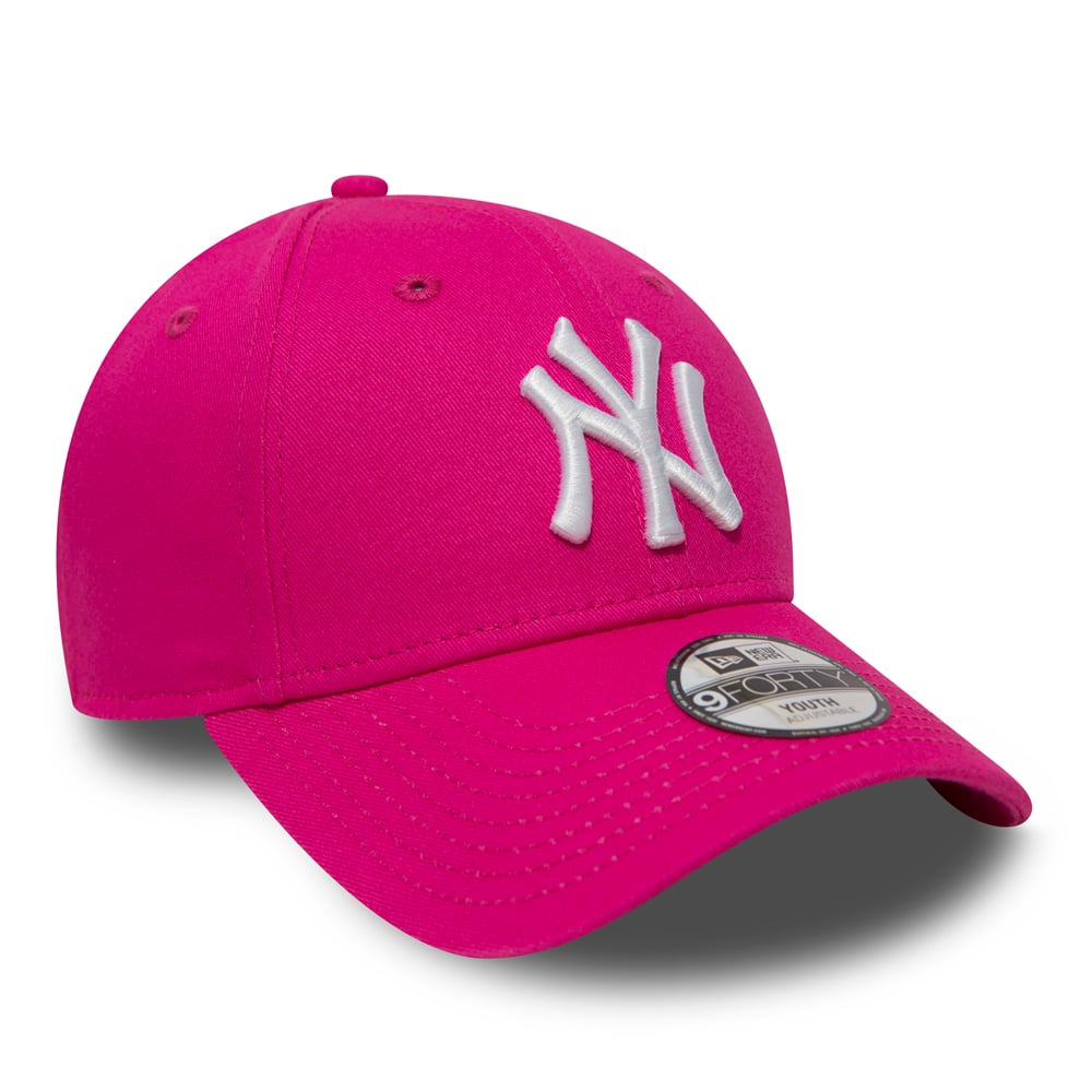 Image of Юношеска Шапка NEW ERA KAPA K940 LEAGUE BASIC NY hpink/white - Ballistic-sport